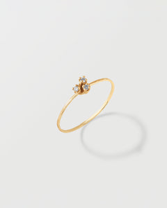 OLYMPE RING, THREE DIAMONDS