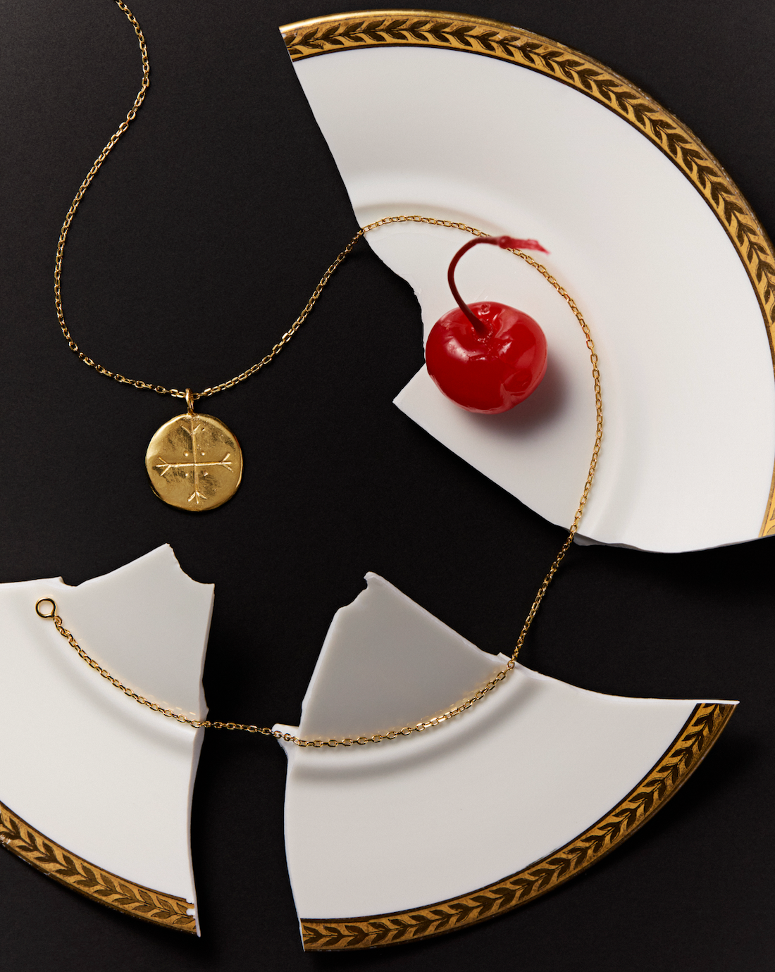 COLLIER JOSEPH VERMEIL  Monsieur Paris