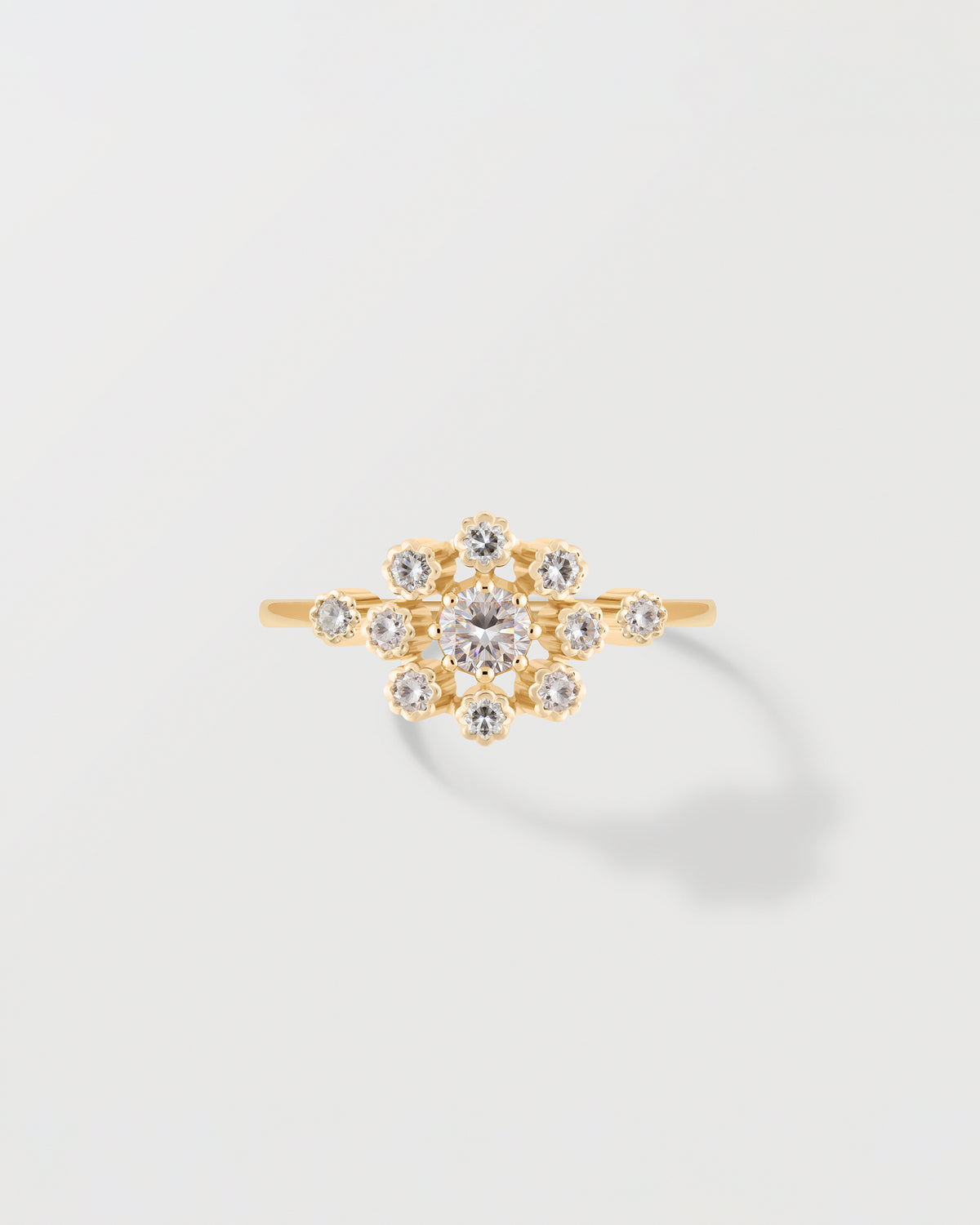 BAGUE BRUNE DIAMANTS  Monsieur Paris