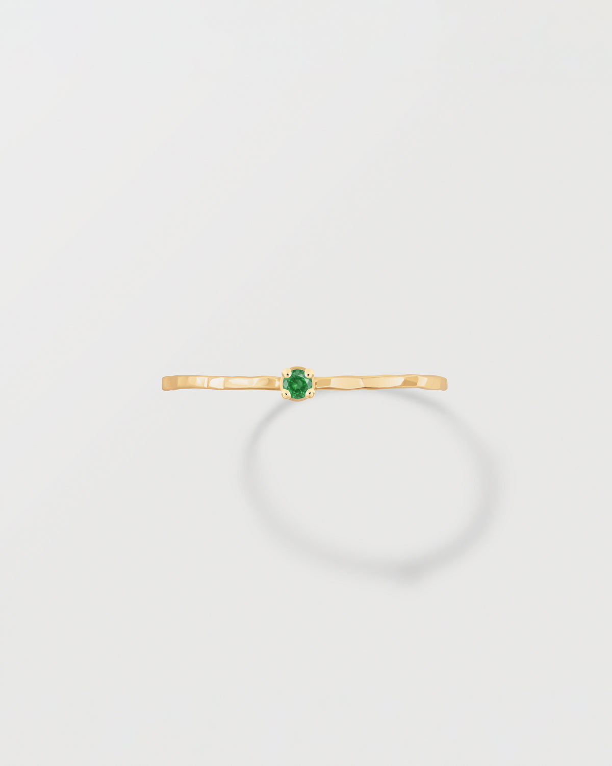 BAGUE OLYMPE, PIERRE DE NAISSANCE Solitaire Monsieur Paris
