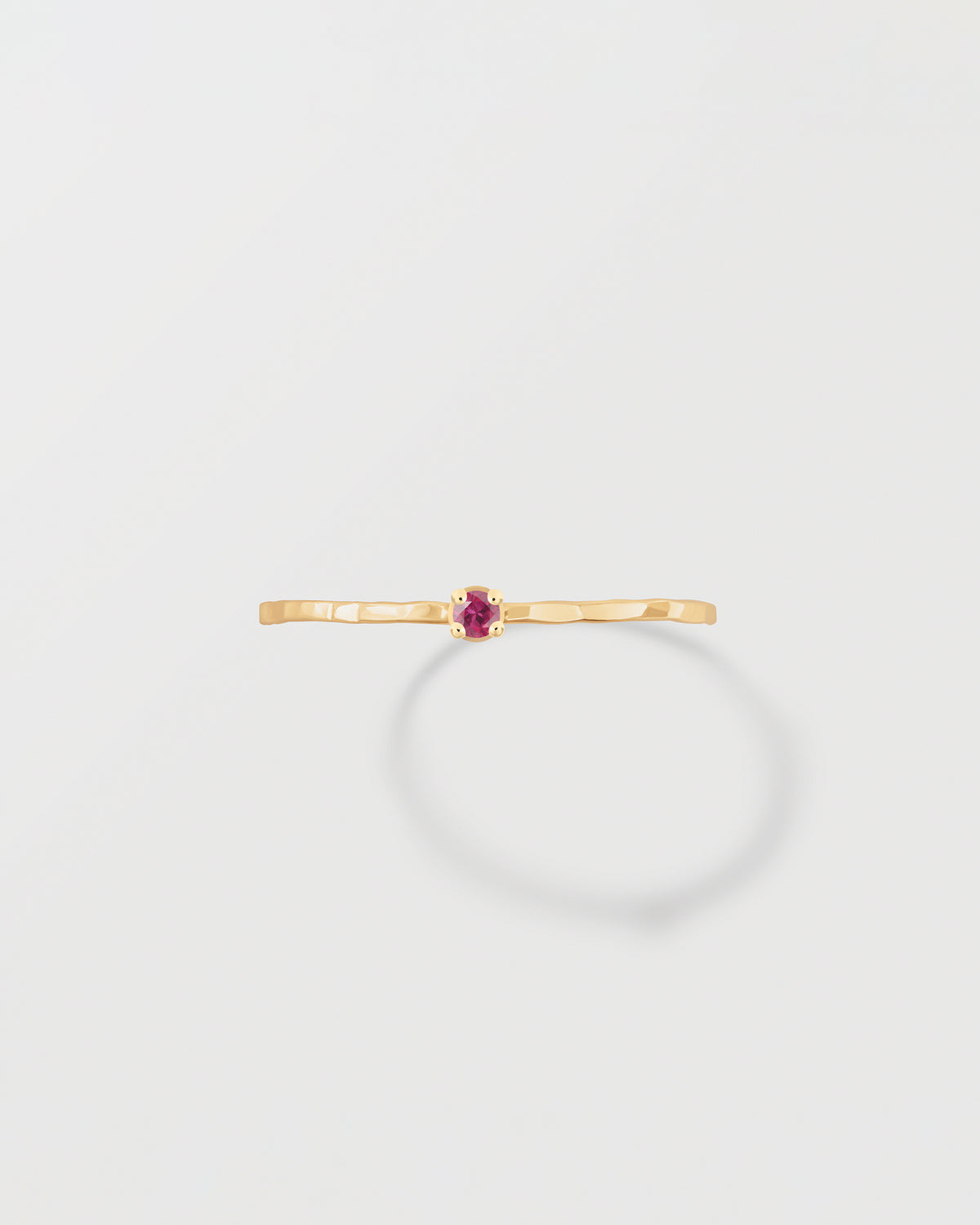 BAGUE OLYMPE, PIERRE DE NAISSANCE Solitaire Monsieur Paris