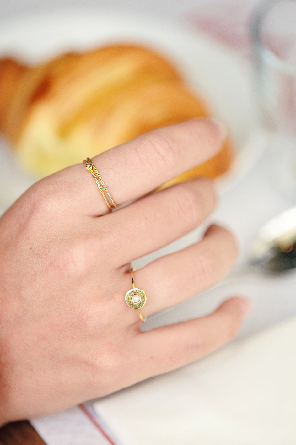OLYMPE RING SET WITH BIRTHSTONE