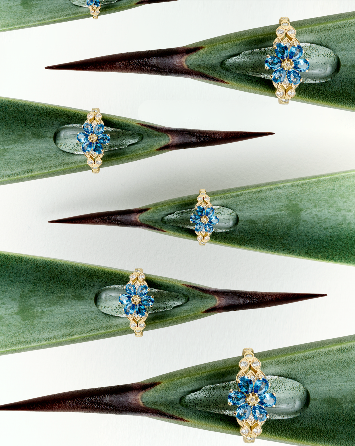 BAGUE EULALIE SPINELLES