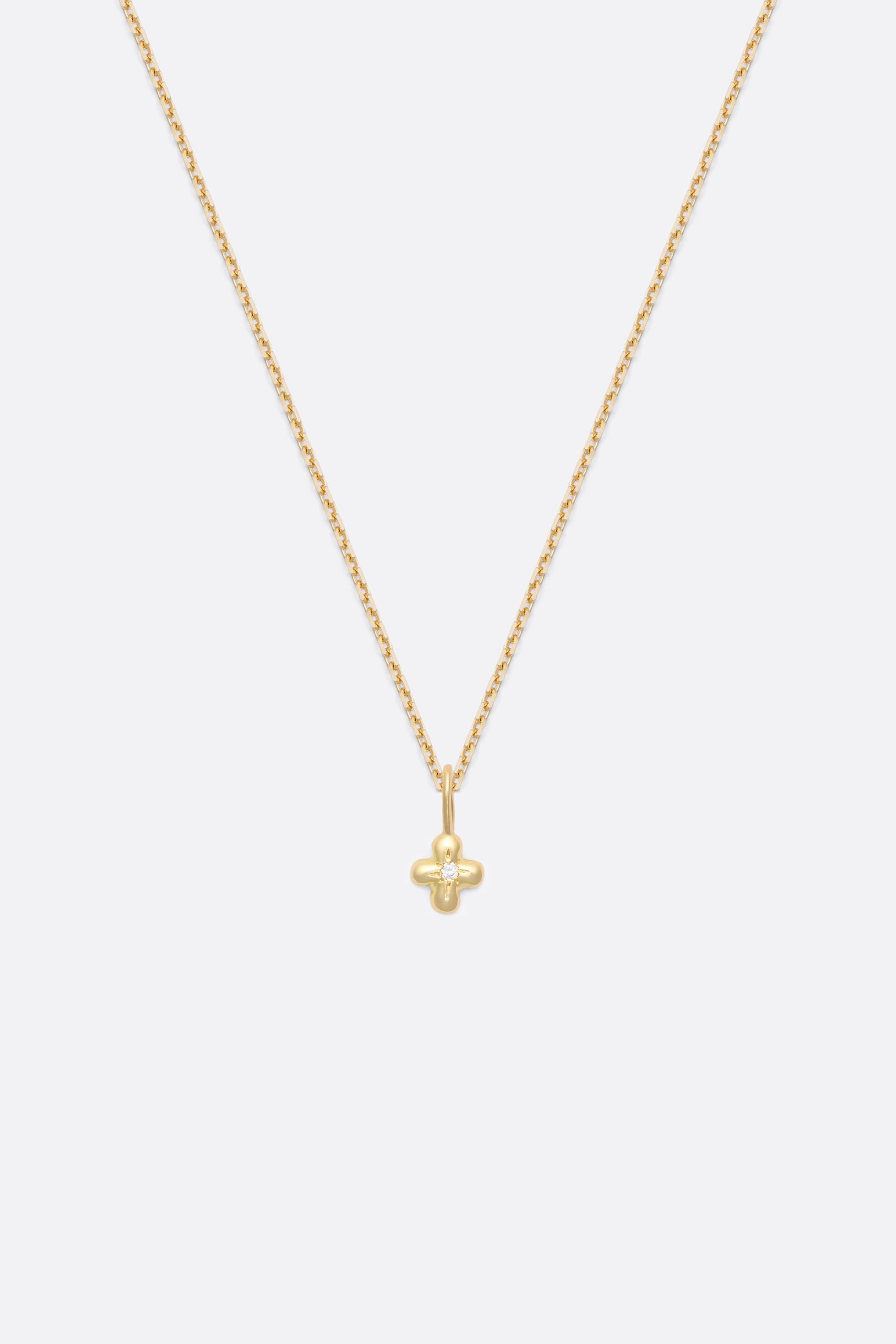 Collier Anatole Trèfle Diamant - Monsieur Paris