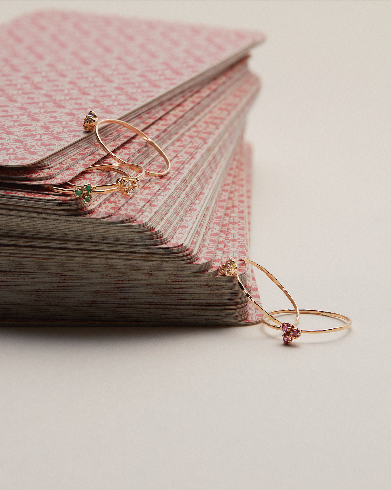 OLYMPE TROIS SERTIS RING Monsieur Paris