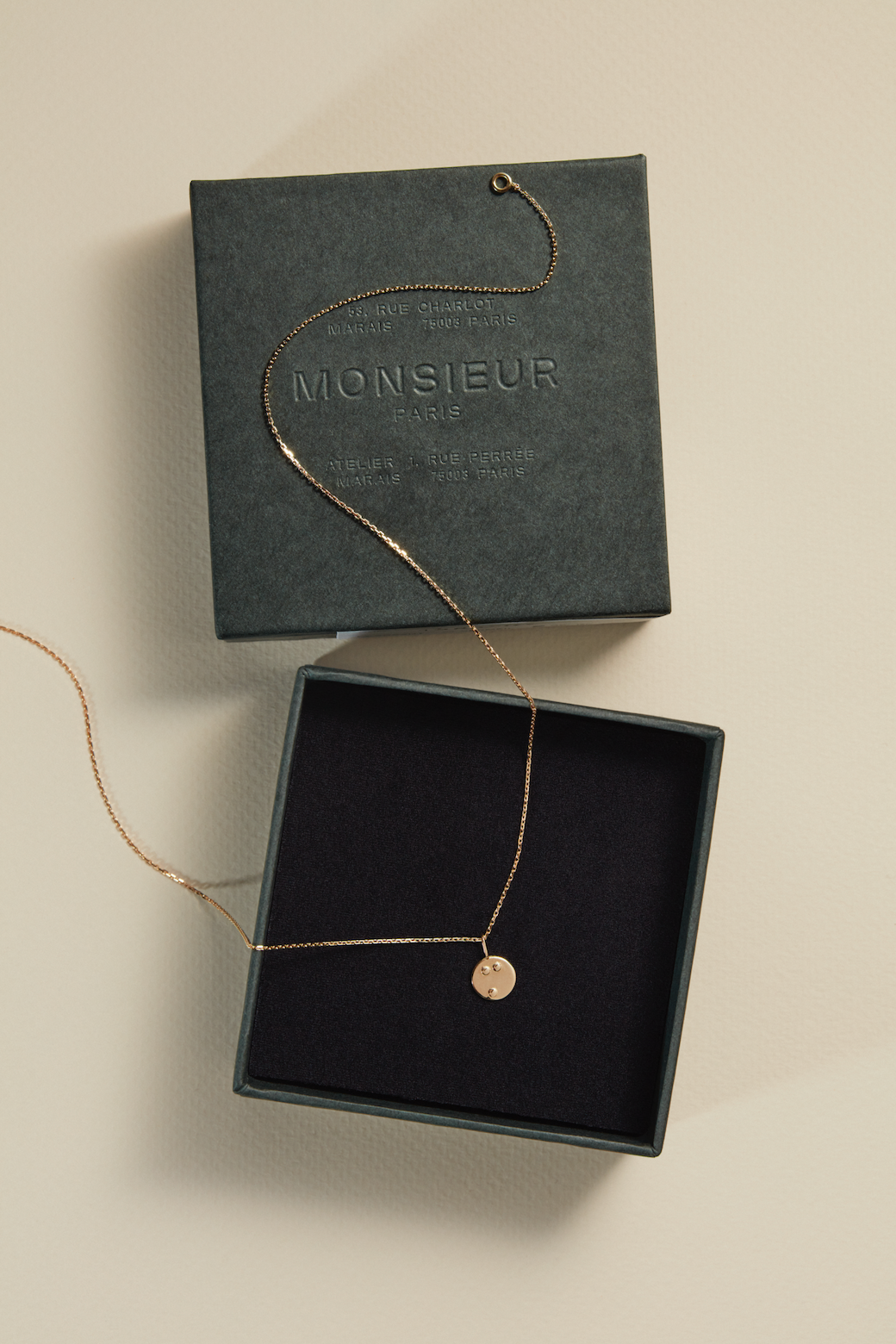 BRAILLE NECKLACE Monsieur Paris