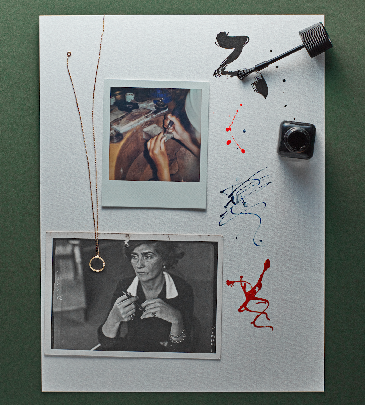 GOLDEN HENRIETTA NECKLACE Monsieur Paris